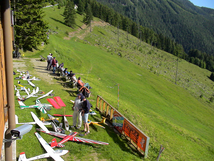 Modellflug- Gelände